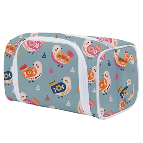 Cute Bird Pattern Toiletries Pouch from ArtsNow.com