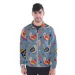 Cute Bird Pattern Men s Windbreaker