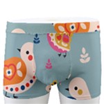 Cute Bird Pattern Men s Boxer Briefs