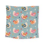 Cute Bird Pattern Square Tapestry (Small)