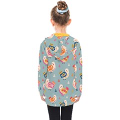 Kids  Double Breasted Button Coat 