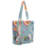 Cute Bird Pattern Everyday Shoulder Bag with Pouch Bag