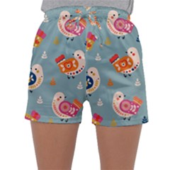 Women s Satin Sleepwear Shorts 