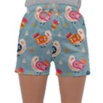 Cute Bird Pattern Sleepwear Shorts