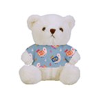 Cute Bird Pattern Full Print Tee for Cuddly Teddy Bear