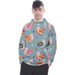 Cute Bird Pattern Men s Pullover Hoodie