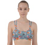 Cute Bird Pattern Line Them Up Sports Bra