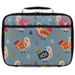 Cute Bird Pattern Full Print Lunch Bag