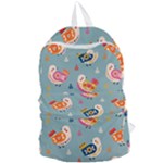 Cute Bird Pattern Foldable Lightweight Backpack