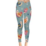 Cute Bird Pattern Inside Out Leggings