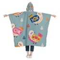 Kids  Hooded Rain Ponchos 