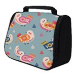 Cute Bird Pattern Full Print Travel Pouch (Small)