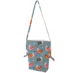 Cute Bird Pattern Folding Shoulder Bag