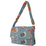 Cute Bird Pattern Full Print Messenger Bag (S)