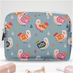 Cute Bird Pattern Make Up Pouch (Medium)