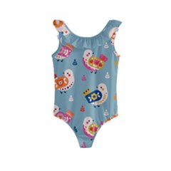 Kids  Frill Swimsuit 