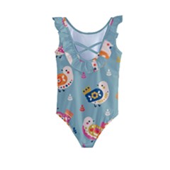 Kids  Frill Swimsuit 