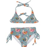 Cute Bird Pattern Kids  Classic Bikini Set