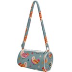 Cute Bird Pattern Mini Cylinder Bag