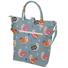 Buckle Top Tote Bag 