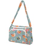 Cute Bird Pattern Front Pocket Crossbody Bag