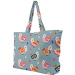 Cute Bird Pattern Simple Shoulder Bag