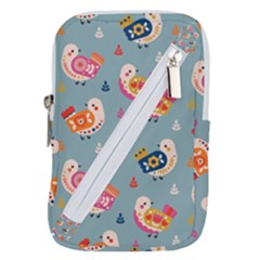 Cute Bird Pattern Belt Pouch Bag (Small) from ArtsNow.com