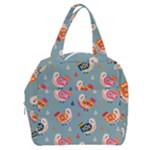 Cute Bird Pattern Boxy Hand Bag