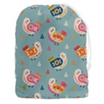 Cute Bird Pattern Drawstring Pouch (3XL)