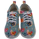 Cute Bird Pattern Mens Athletic Shoes