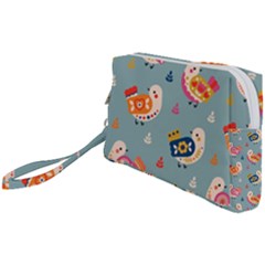 Cute Bird Pattern Wristlet Pouch Bag (Small) from ArtsNow.com