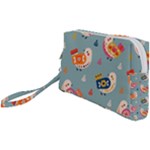 Cute Bird Pattern Wristlet Pouch Bag (Small)