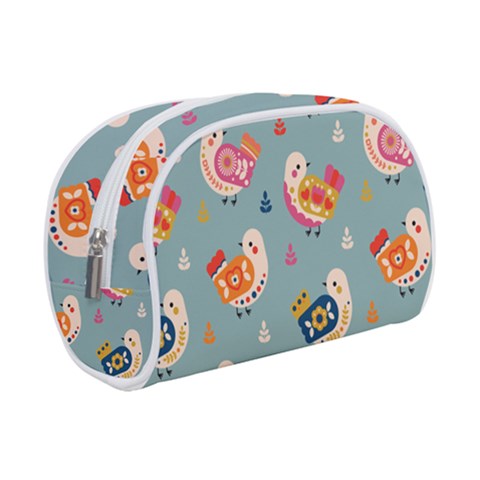 Cute Bird Pattern Make Up Case (Small) from ArtsNow.com