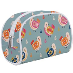 Cute Bird Pattern Make Up Case (Large) from ArtsNow.com