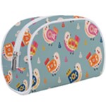 Cute Bird Pattern Make Up Case (Large)