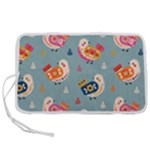 Cute Bird Pattern Pen Storage Case (S)