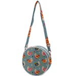 Cute Bird Pattern Crossbody Circle Bag