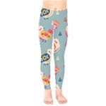 Cute Bird Pattern Kids  Classic Winter Leggings