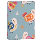 Cute Bird Pattern Playing Cards Single Design (Rectangle) with Custom Box