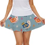 Cute Bird Pattern Women s Skort