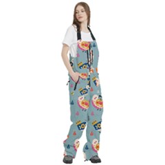 Women s Front Zip Ski And Snowboard Bib Pants 