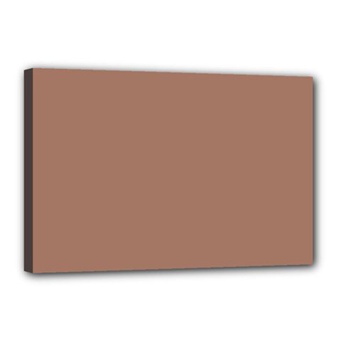 Mocha Mousse Hex Code #a47864 Canvas 18  x 12  (Stretched) from ArtsNow.com