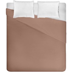 Mocha Mousse Hex Code #a47864 Duvet Cover Double Side (California King Size) from ArtsNow.com