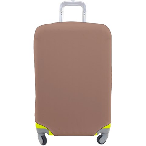 Mocha Mousse Hex Code #a47864 Luggage Cover (Large) from ArtsNow.com