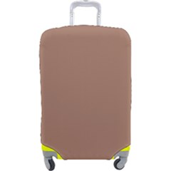 Mocha Mousse Hex Code #a47864 Luggage Cover (Large) from ArtsNow.com