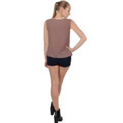 Bubble Hem Chiffon Tank Top 