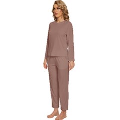 Womens  Long Sleeve Lightweight Pajamas Set 