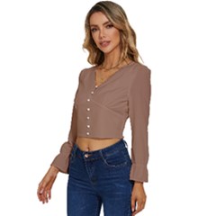 Long Sleeve V-Neck Top 