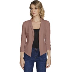 Women s Casual 3/4 Sleeve Spring Jacket 