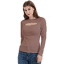 Women s Cut Out Long Sleeve T-Shirt 